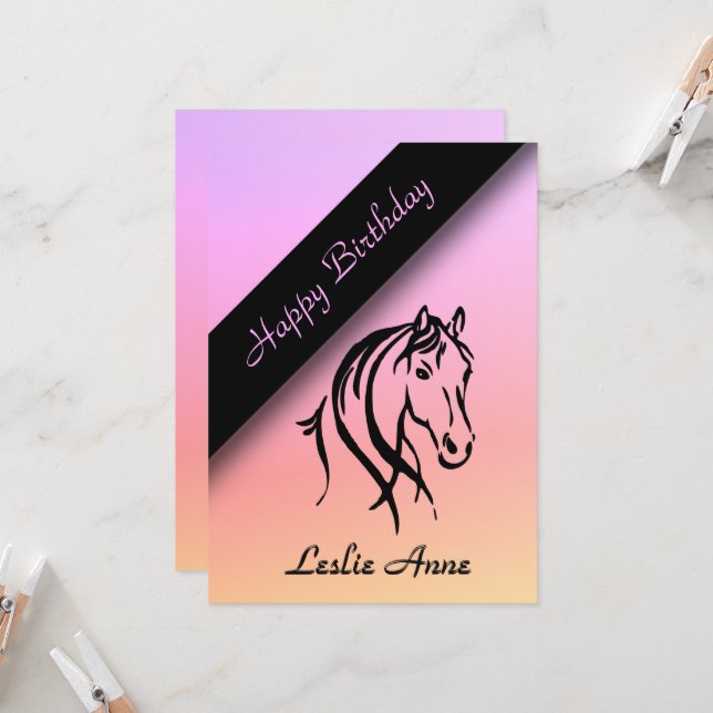 Invitación a la fiesta de cumpleaños del equino ro (Anverso/Reverso In Situ)