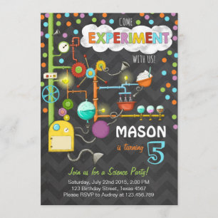 Invitación a la fiesta de cumpleaños del Experimen