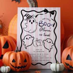 Invitación a la fiesta de cumpleaños del fantasma 