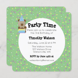 Invitación a la fiesta de cumpleaños del Fiesta Cu