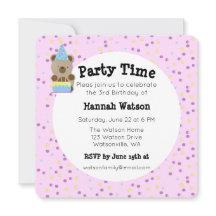 Invitación a la fiesta de cumpleaños del Fiesta Cu