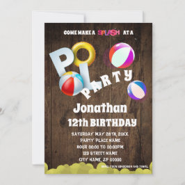 Invitación a la fiesta de cumpleaños del Fiesta de