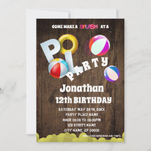 Invitación a la fiesta de cumpleaños del Fiesta de