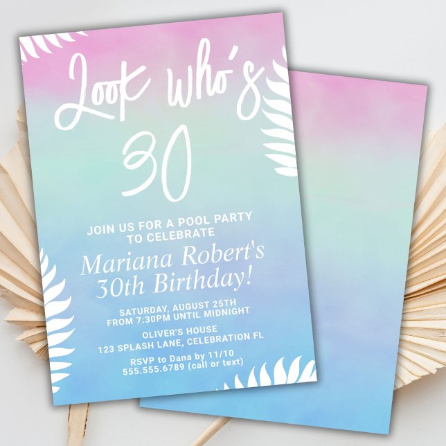 Invitación a la fiesta de cumpleaños del Fiesta de (Subido por el creador)