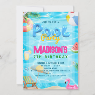 Invitación a la fiesta de cumpleaños del Fiesta de