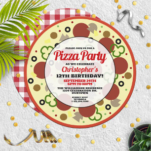 Invitación a la fiesta de cumpleaños del Fiesta Pi