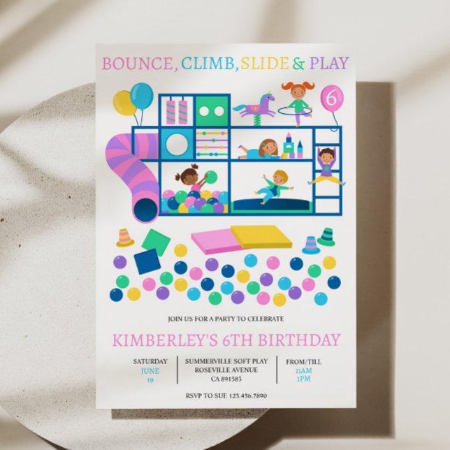Invitación a la fiesta de cumpleaños del gimnasio  (Subido por el creador)