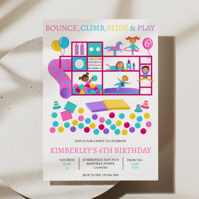 Invitación a la fiesta de cumpleaños del gimnasio  (Subido por el creador)