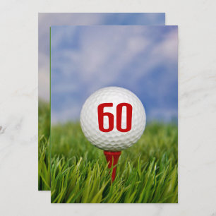 Invitación a la Fiesta de Cumpleaños del Golf 60