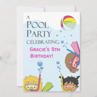 Invitación a la fiesta de cumpleaños del grupo de