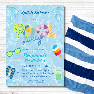 Invitación a la fiesta de cumpleaños del grupo Spl