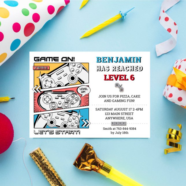 Invitación a la fiesta de cumpleaños del jugador d (Subido por el creador)