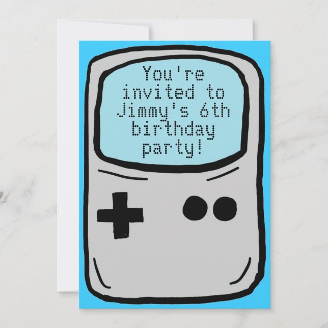 Invitación a la fiesta de cumpleaños del jugador d (Anverso)