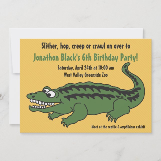 Invitación a la fiesta de cumpleaños del ligador d (Anverso)