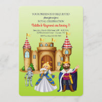 Invitación a la fiesta de cumpleaños del Medieval 