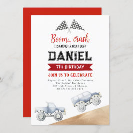 Invitación a la fiesta de cumpleaños del monstruo