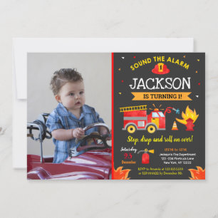 Invitación a la fiesta de cumpleaños del motor de