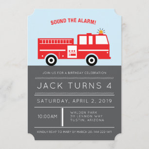 Invitación a la fiesta de cumpleaños del motor de