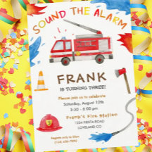 Invitación a la fiesta de cumpleaños del motor de