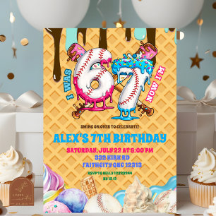 Invitación a la fiesta de cumpleaños del niño con