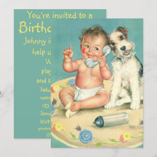 Invitación a la fiesta de cumpleaños del niño de p