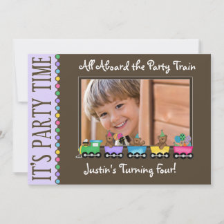 Invitación a la fiesta de cumpleaños del niño de t
