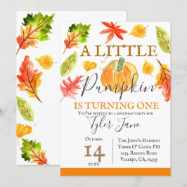 Invitación a la fiesta de cumpleaños del niño del 