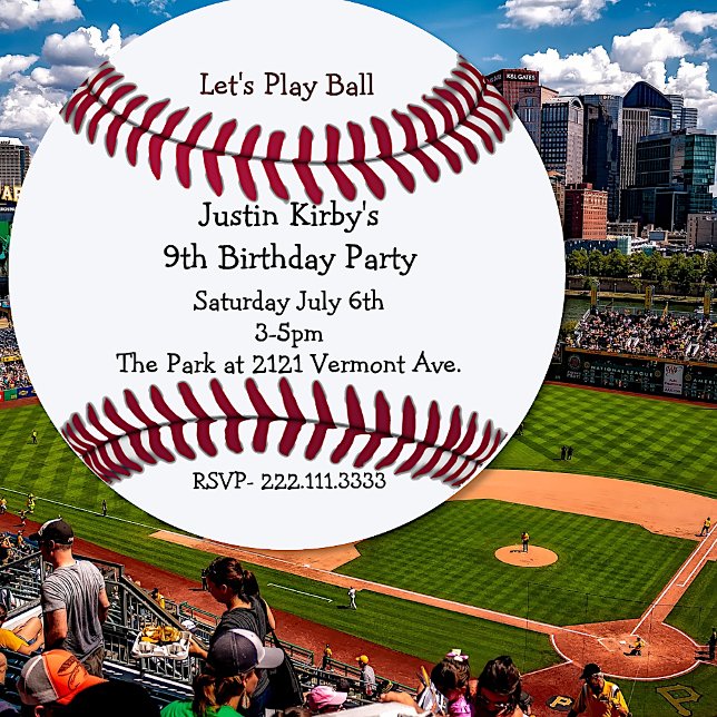 Invitación a la fiesta de cumpleaños del niño en e (Subido por el creador)