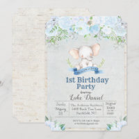 Invitación a la fiesta de cumpleaños del niño flor