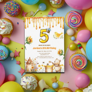 Invitación a la Fiesta de Cumpleaños del Oso de Mi