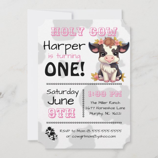 Invitación a la fiesta de cumpleaños del país de l (Anverso)