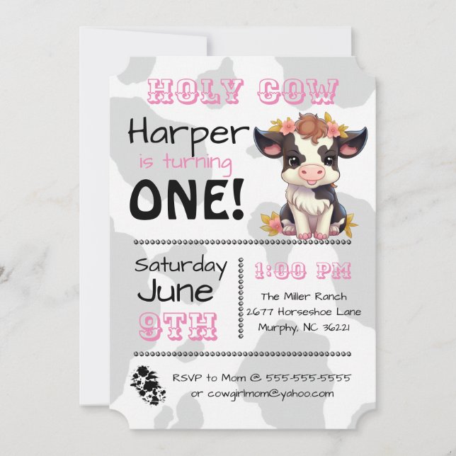 Invitación a la fiesta de cumpleaños del país de l (Anverso)