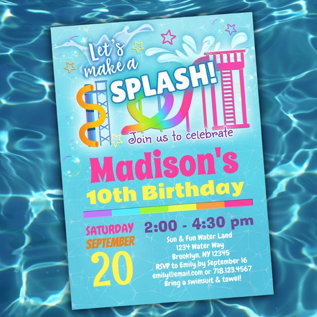 Invitación a la fiesta de cumpleaños del parque ac (Subido por el creador)