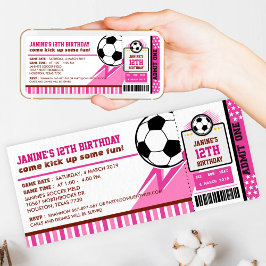 Invitación a la fiesta de cumpleaños del pase de b