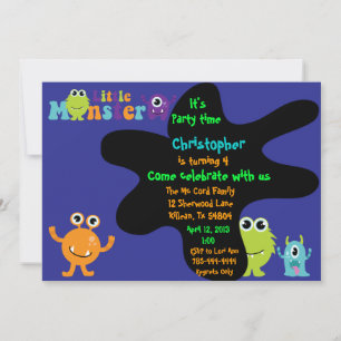 Invitación a la fiesta de cumpleaños del pequeño m