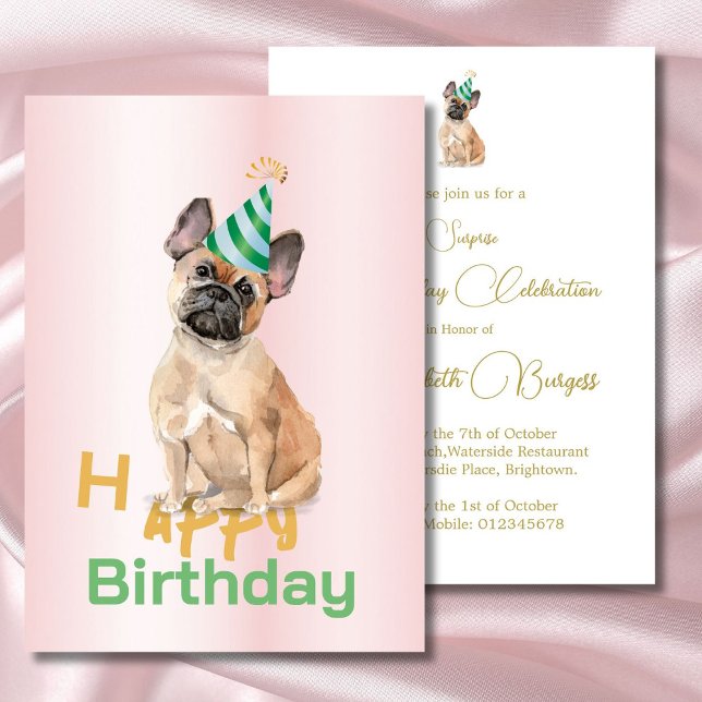 Invitación a la fiesta de cumpleaños del perro tor (Subido por el creador)