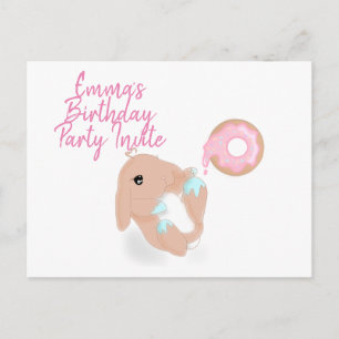 Invitación a la fiesta de cumpleaños del Personali