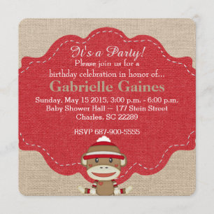 Invitación a la fiesta de cumpleaños del personali