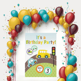 Invitación a la fiesta de cumpleaños del personali