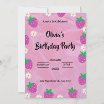 Invitación a la fiesta de cumpleaños del personali