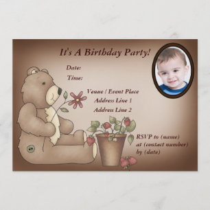Invitación a la fiesta de cumpleaños del Personali