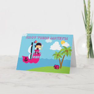 Invitación a la fiesta de cumpleaños del pirata de