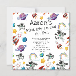 Invitación a la fiesta de cumpleaños del primer as