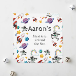 Invitación a la fiesta de cumpleaños del primer as