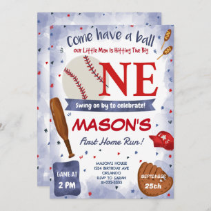 Invitación a la fiesta de cumpleaños del primer bé