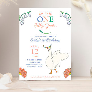 Invitación a la fiesta de cumpleaños del primer Ch