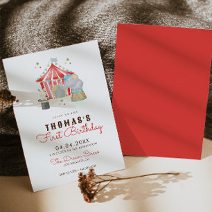 Invitación a la fiesta de cumpleaños del primer ci