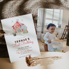 Invitación a la fiesta de cumpleaños del primer ci