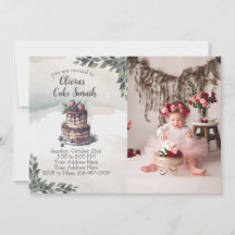 Invitación a la fiesta de cumpleaños del primer te