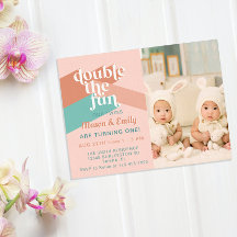 Invitación a la fiesta de cumpleaños del retro Boh